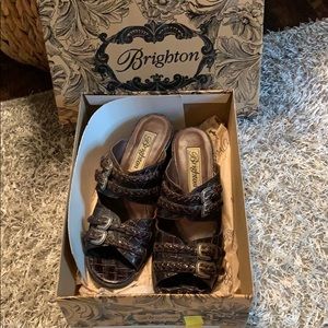 Brighton sandals chunky heel